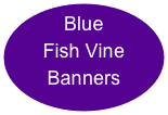 Blue Fish Vine Banners